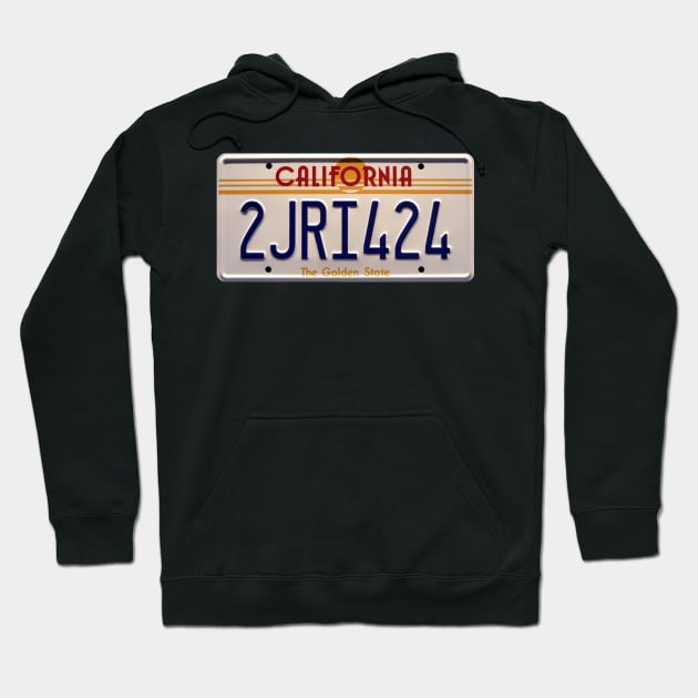 Vin Diesel’s Charger | 2JRI424 | Metal Stamped Replica Prop License Plate Hoodie by Proadvance